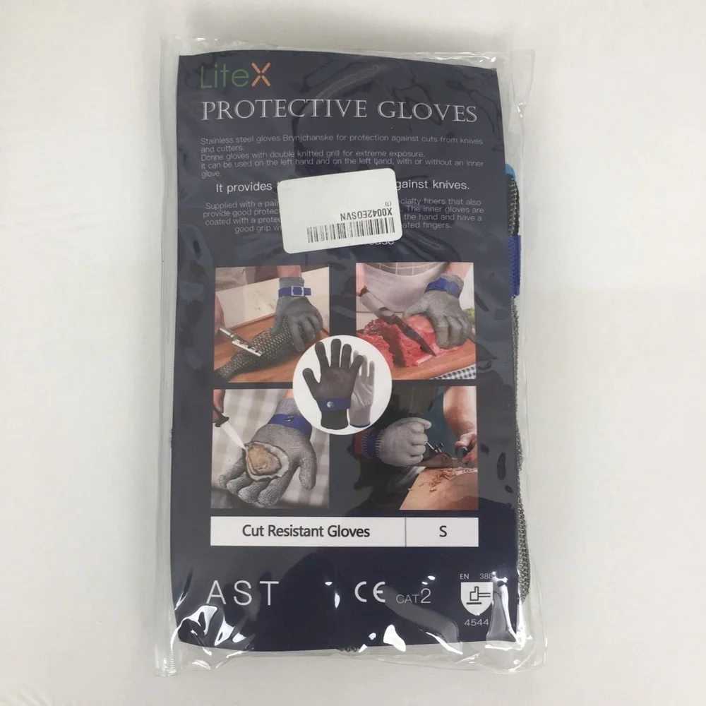 Stainless Steel Cut Resistant Gloves NEW Size S Filleting Meat Trimming by LiteX